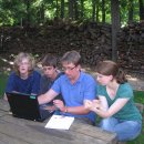 Aus den Außenaufnahmen erstellen die Junior-Forscher digitale Karten (Quelle: Alexandra Geretzki, ESRI Geoinformatik GmbH)