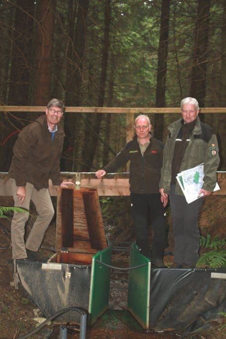 Begleitet wird die Waldentwicklungsmaßnahme am Wüstebach im NLP-Bezirk Wahlerscheid durch das Forschungsprojekt TERENO.