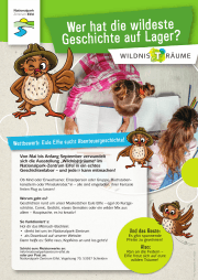 Das Nationalpark-Zentrum Eifel lädt zu einem Geschichtenwettbewerb ein: Wer bringt kreative Abenteuer von Maskottchen Elfie zu Papier?