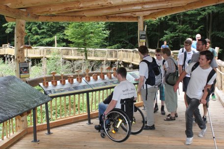 Der Wilde Weg ist ein Beispiel für barrierefreies Naturerlebnis im Nationalpark Eifel.