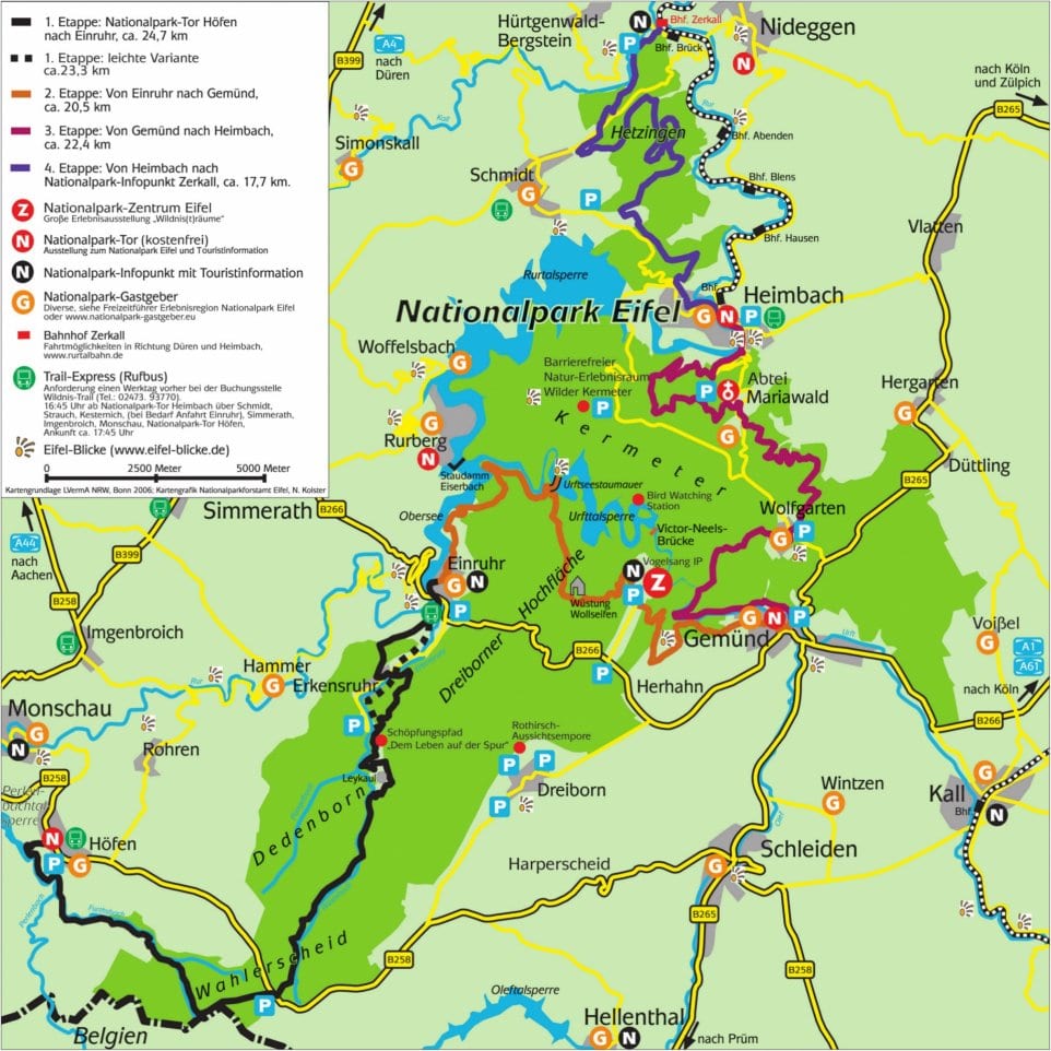 Organisation und Rücktransport | Nationalpark Eifel