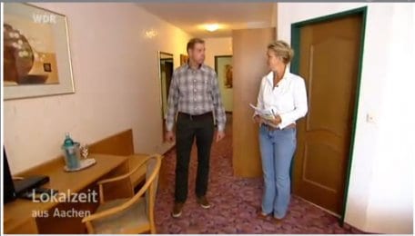 Die WDR-Lokalzeit begleitet Hotelier Michael Herff aus Einruhr bei den Vorbereitungen zum Nationalpark-Gastgeber.