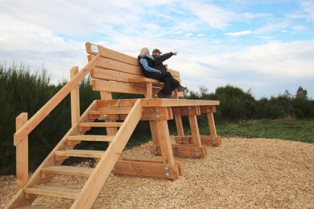 Die neue Attraktion bietet faszinierende Weitblicke und lässt sich optimal mit einer Rundwanderung ab Schleiden-Dreiborn kombinieren.
