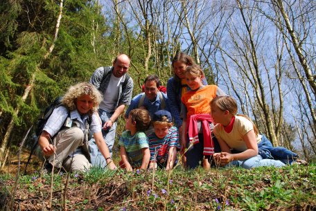 Ehrenamtliche Waldführer setzen sich für den Nationalpark Eifel ein.