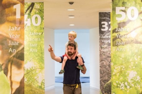 Freier Eintritt erwartet alle Väter am 30. Mai 2019 im Nationalpark-Zentrum Eifel!