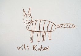 Glücklich sieht sie aus, diese "Wiltkatze"!