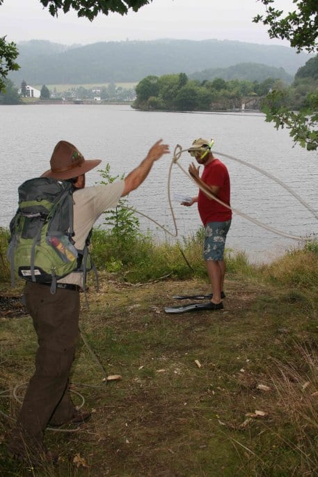 Lehrvideo mit Humor: Manch lustige Szenen galt es in den Kasten zu bringen.