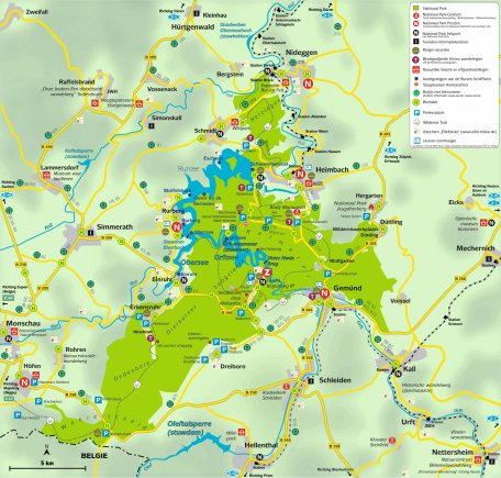 Nationaal Park Eifel in één oogopslag