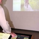 Neue Gestaltung und vereinfachte Menüführung des Geländemodells im Nationalpark-Tor Heimbach.