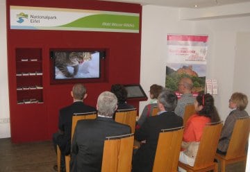 Neuer Nationalpark-Infopunkt im Feriendorf Resort Eifeler Tor