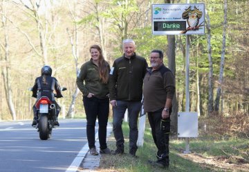 Neues Lärmschutzdisplay im ökologischen „Herzen“ des Nationalparks Eifel