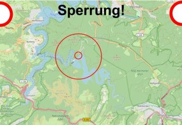 Sperrung des Urftseerandwegs (K7)