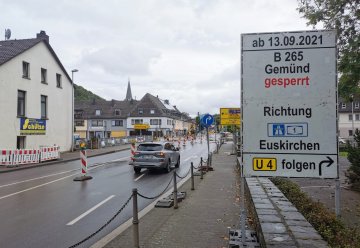 Straßensperrungen in der Nationalpark-Region