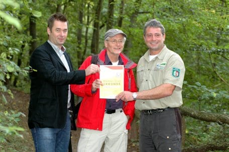 Vater Beimer auf dem Widnis-Trail