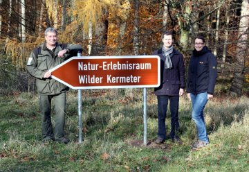 Weg frei zum Natur-Erlebnisraum Wilder Kermeter im Nationalpark Eifel