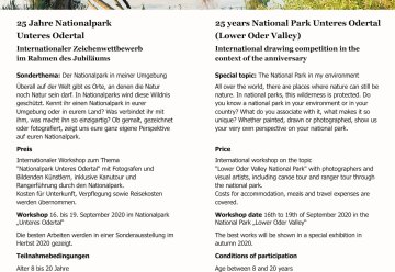 Zeichenwettbewerb &quot;Der Nationalpark in meiner Umgebung&quot;